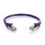C2G 10ft Cat6 networking cable Purple 120.1" (3.05 m) S/FTP (S-STP)1
