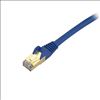 Picture of StarTech.com C6ASPAT6INBL networking cable Blue 7.87" (0.2 m) Cat6a