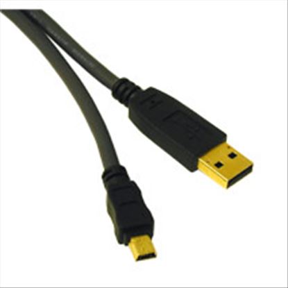 C2G Ultima USB 2.0 A/Mini-B Cable 5.0m USB cable 196.9" (5 m) USB A Mini-USB B1