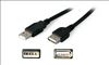 AddOn Networks 15ft USB A - USB A USB cable 181.1" (4.6 m) USB 2.0 Black1