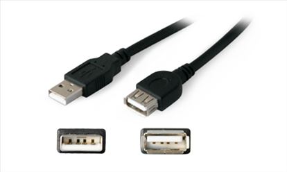 AddOn Networks 15ft USB A - USB A USB cable 181.1" (4.6 m) USB 2.0 Black1