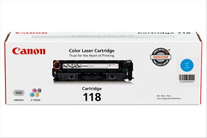 Canon Cartridge 118 Cyan toner cartridge Original Black, Cyan, Magenta, Yellow1