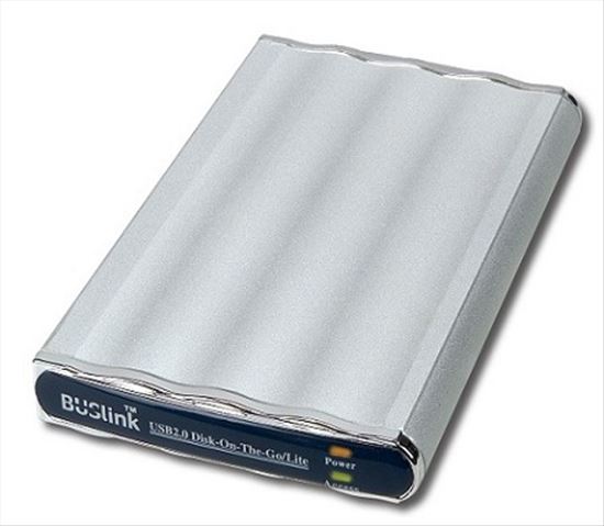 BUSlink Disk-On-The-Go 80GB external hard drive Stainless steel1