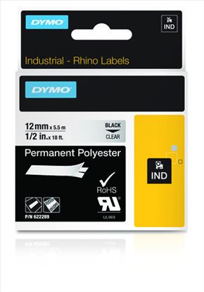 DYMO 622289 label-making tape Black on transparent1