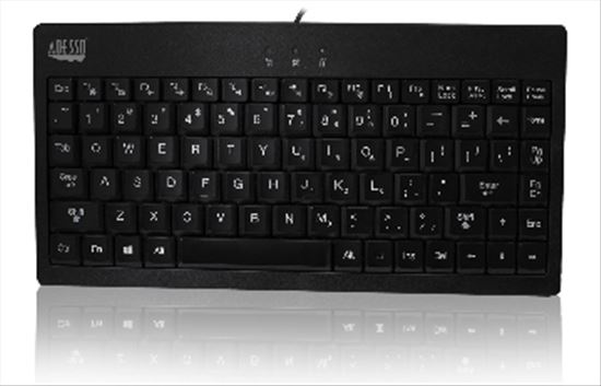 Adesso SlimTouch 110 keyboard USB Black1