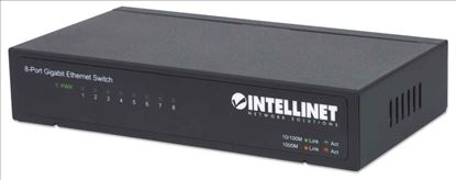 Intellinet 530347 network switch Gigabit Ethernet (10/100/1000) Black1