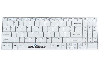 Seal Shield Cleanwipe SSKSV099FR keyboard USB AZERTY French White1