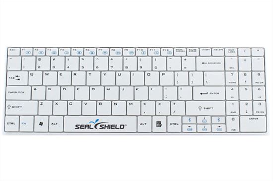 Seal Shield Cleanwipe SSKSV099FR keyboard USB AZERTY French White1