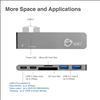 Siig JU-TB0312-S1 interface hub USB 3.2 Gen 1 (3.1 Gen 1) Type-C 40000 Mbit/s Gray4