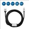 Siig CB-TC0411-S1 video cable adapter 118.1" (3 m) USB Type-C HDMI Type A (Standard) Black, Silver2