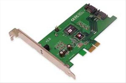 Siig 2-port SATA II PCI Express x1 card interface cards/adapter1
