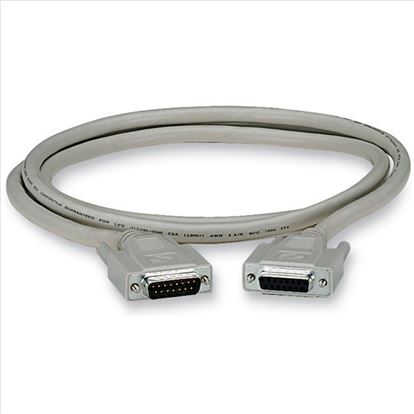 Black Box DB15/DB15, 6-m serial cable Gray 236.2" (6 m)1