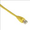 Black Box GigaTrue CAT6 UTP 0.3 m networking cable Yellow 11.8" (0.3 m) U/UTP (UTP)1