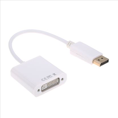 Axiom DPMDVIF-AX video cable adapter DisplayPort DVI-I White1