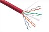 Axiom Cat5e, 1000ft networking cable Red 12000" (304.8 m) U/UTP (UTP)1