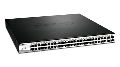 D-Link DGS-1210-52MP network switch Managed L2 Gigabit Ethernet (10/100/1000) Power over Ethernet (PoE) 1U Black1