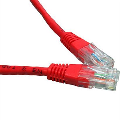 Weltron Cat6A, 5ft. networking cable Red 59.1" (1.5 m)1