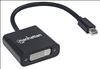 Manhattan 152549 video cable adapter 7.68" (0.195 m) Mini DisplayPort DVI-I Black2