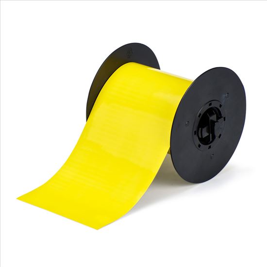 Brady B30C-4250-509-YL printer label Yellow Non-adhesive printer label1