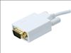 Monoprice Displayport/VGA, 0.9144 m 36" (0.914 m) VGA (D-Sub) White2