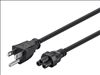 Monoprice 7690 power cable Black 177.2" (4.5 m) NEMA 5-15P IEC 3201