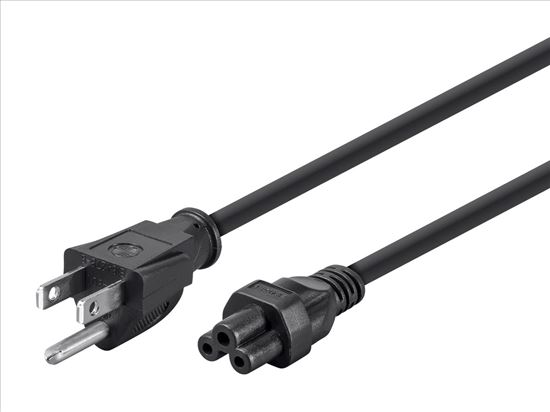 Monoprice 7690 power cable Black 177.2" (4.5 m) NEMA 5-15P IEC 3201