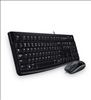 Logitech MK120 keyboard USB Black2