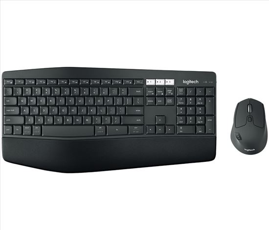 Logitech MK850 Performance Wireless and Mouse Combo keyboard RF Wireless + Bluetooth QWERTY English Black1