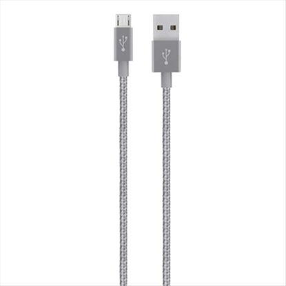 Belkin F2CU021BT04-GRY USB cable 47.2" (1.2 m) USB A Micro-USB A Gray1