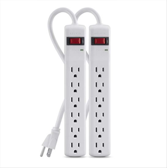 Belkin F5C048-2 surge protector White 6 AC outlet(s) 23.6" (0.6 m)1