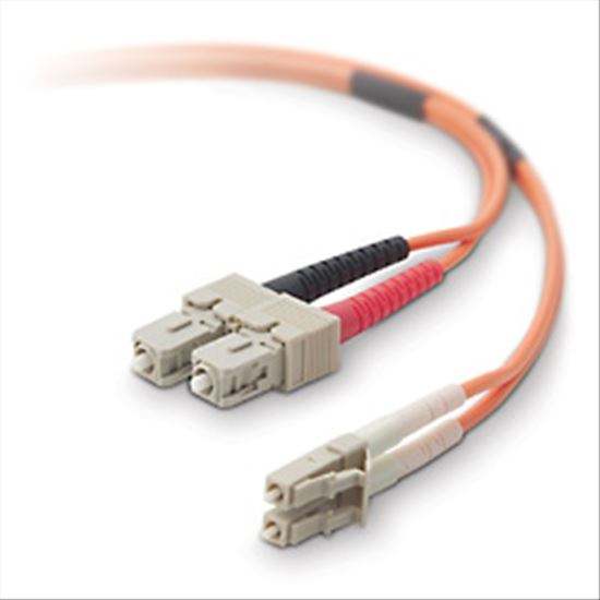 Belkin ; Multimode LC/SC Duplex MMF, 62.5/125 fiber optic cable 787.4" (20 m) Orange1