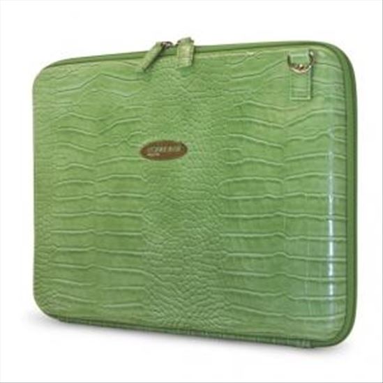 Mobile Edge Portfolio - Green Faux-Croc notebook case 14.1"1