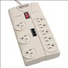 Tripp Lite TLP808TEL surge protector Gray 8 AC outlet(s) 120 V 95.7" (2.43 m)1