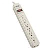 Tripp Lite TLP604TEL surge protector Gray 6 AC outlet(s) 120 V 47.2" (1.2 m)1