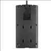 Tripp Lite TLP808TELTV surge protector Black 8 AC outlet(s) 120 V 96.1" (2.44 m)3