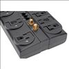 Tripp Lite TLP808TELTV surge protector Black 8 AC outlet(s) 120 V 96.1" (2.44 m)6