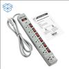 Tripp Lite TLP76MSG surge protector Gray 7 AC outlet(s) 120 V 72" (1.83 m)2