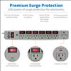 Tripp Lite TLP76MSG surge protector Gray 7 AC outlet(s) 120 V 72" (1.83 m)4