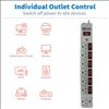 Tripp Lite TLP76MSG surge protector Gray 7 AC outlet(s) 120 V 72" (1.83 m)6