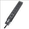 Tripp Lite TLP606SSTELB surge protector Black 6 AC outlet(s) 120 V 72" (1.83 m)1