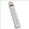 Tripp Lite TLP608 surge protector Gray 6 AC outlet(s) 120 V 96.1" (2.44 m)1