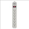 Tripp Lite TLP608 surge protector Gray 6 AC outlet(s) 120 V 96.1" (2.44 m)6
