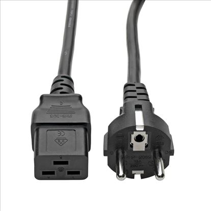 Tripp Lite P050-008 power cable Black 96.1" (2.44 m) C19 coupler CEE7/71