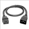 Tripp Lite P036-002 power cable Black 24" (0.61 m) C19 coupler C20 coupler2