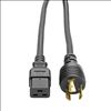 Tripp Lite P045-010 power cable Black 120.1" (3.05 m) C19 coupler NEMA L5-20P2