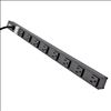 Tripp Lite PS2408B surge protector Black 8 AC outlet(s) 120 V 179.9" (4.57 m)1