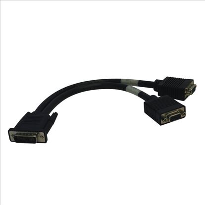Tripp Lite P574-001 video cable adapter 11.8" (0.3 m) DMS VGA (D-Sub) Black1
