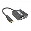 Tripp Lite P131-06N-MINI video cable adapter 6" (0.152 m) Mini HDMI VGA (D-Sub) Black1