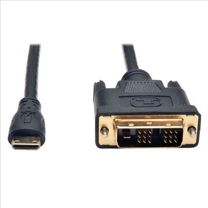 Tripp Lite P566-010-MINI video cable adapter 120.1" (3.05 m) DVI-D Mini-HDMI Black1