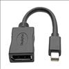 Tripp Lite P139-06N-DP4K6B DisplayPort cable 7.87" (0.2 m) Mini DisplayPort Black3